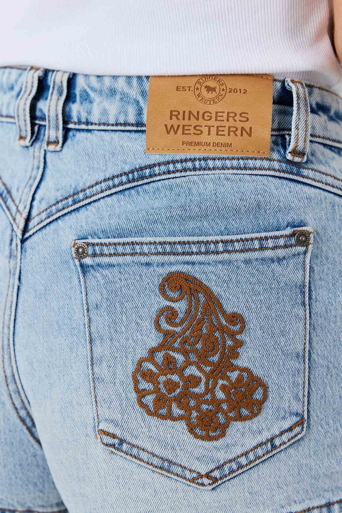 Ringers Western Minxy Womens Denim Micro Short