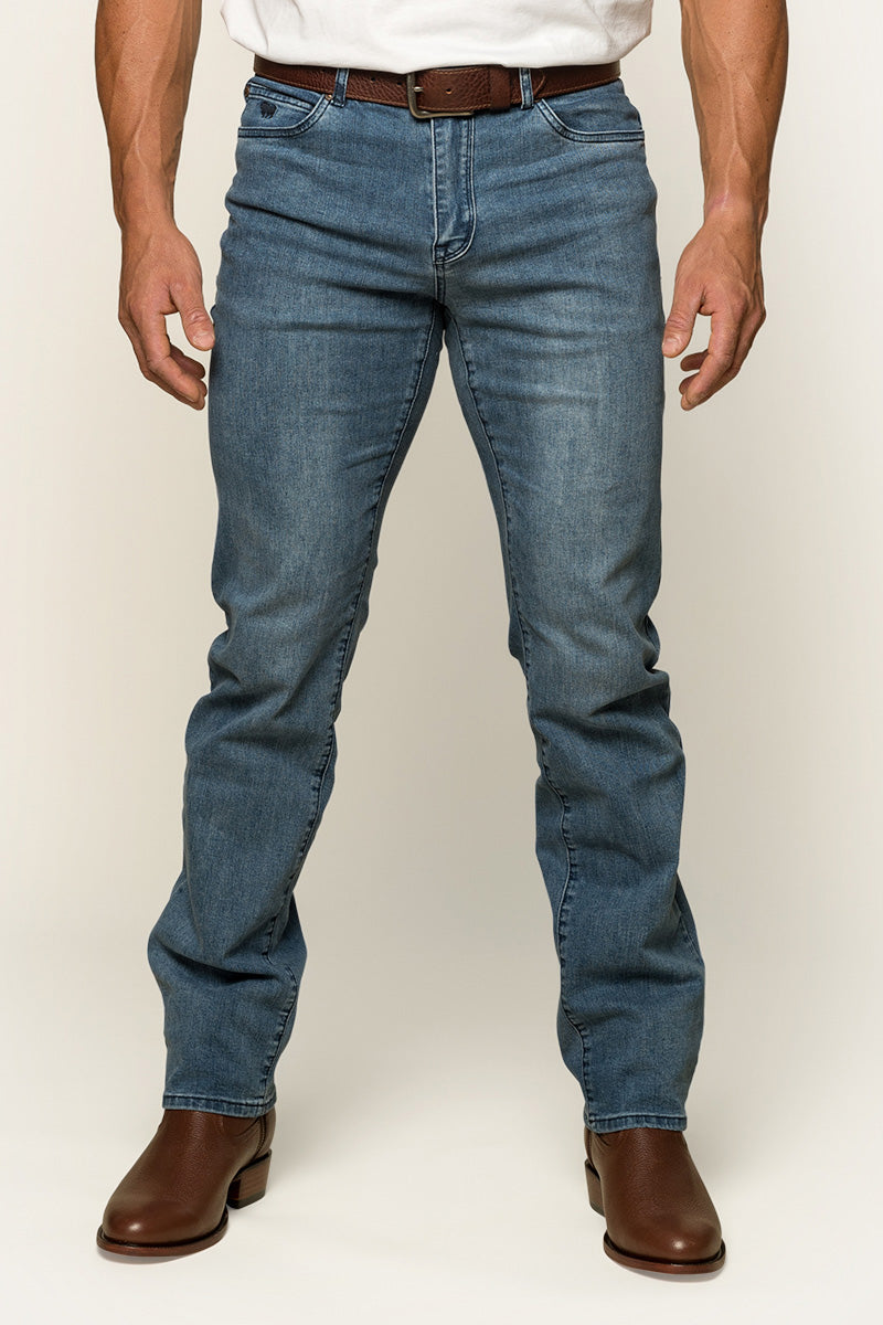 Ringers Western Mitchell Mens Mid Rise Straight Leg Jean - 10