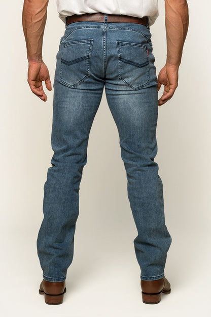 Ringers Western Mitchell Mens Mid Rise Straight Leg Jean - 8