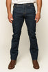 Ringers Western Mitchell Mens Mid Rise Straight Leg Jean - Dark Blue