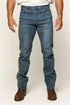 Ringers Western Mitchell Mens Mid Rise Straight Leg Jean - Light Blue