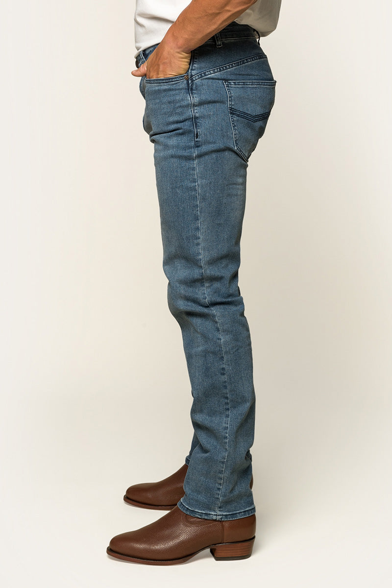Ringers Western Mitchell Mens Mid Rise Straight Leg Jean