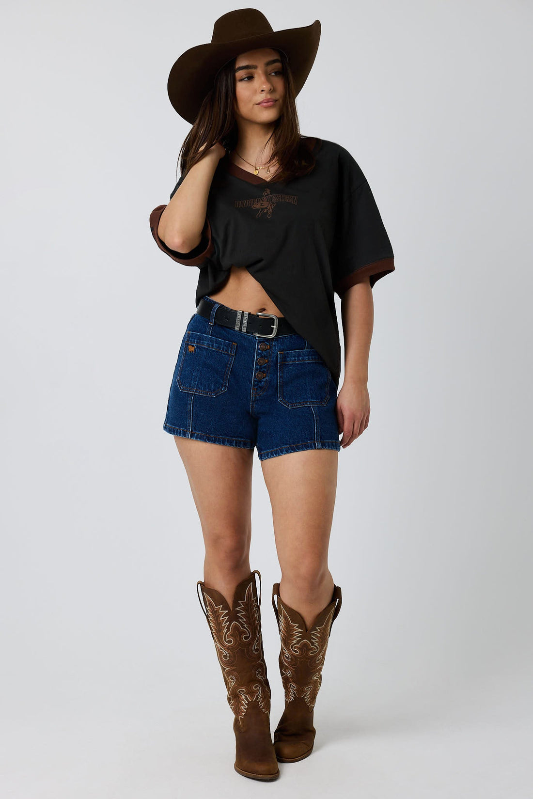 Ringers Western Mollie Womens High Rise Sailor Short - Front