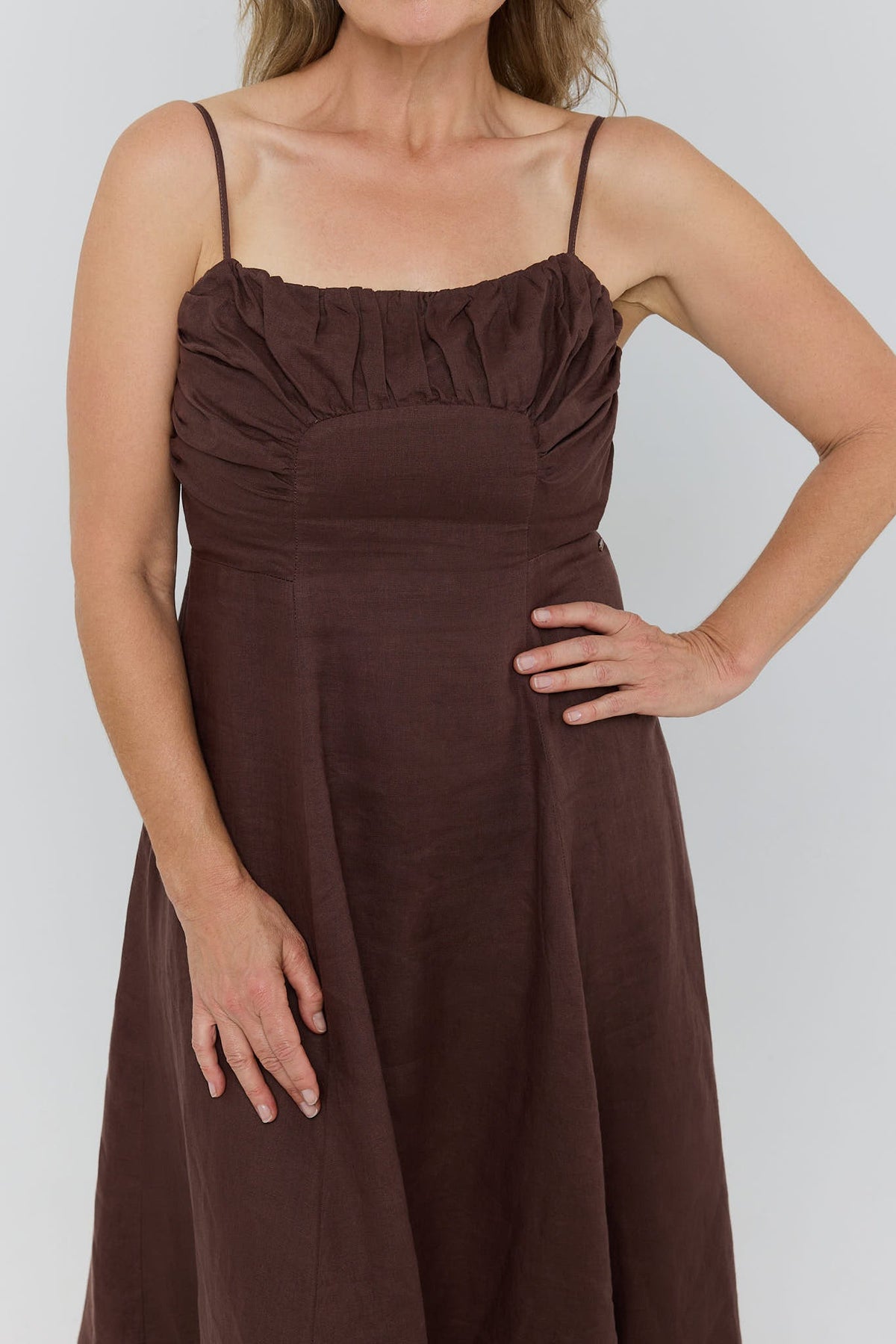 Ringers Western Montanna Womens Linen Midi Dress - 2