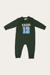 Ringers Western Moto Babies Fleece LS Zip Onsie - Pine Front