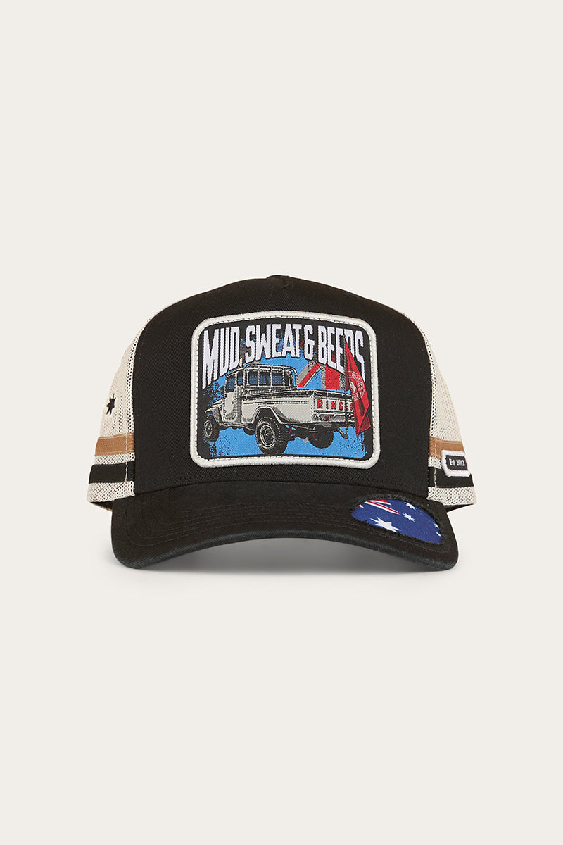 Ringers Western Mud Sweat Beers Deep Fit Trucker Cap - 5