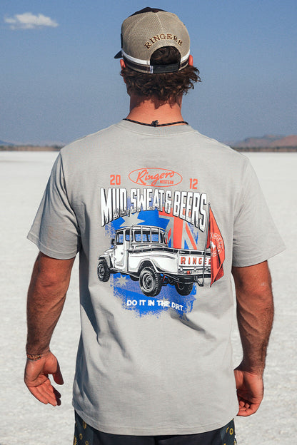 Ringers Western Mud Sweat Beers Mens Loose Fit T Shirt - 2