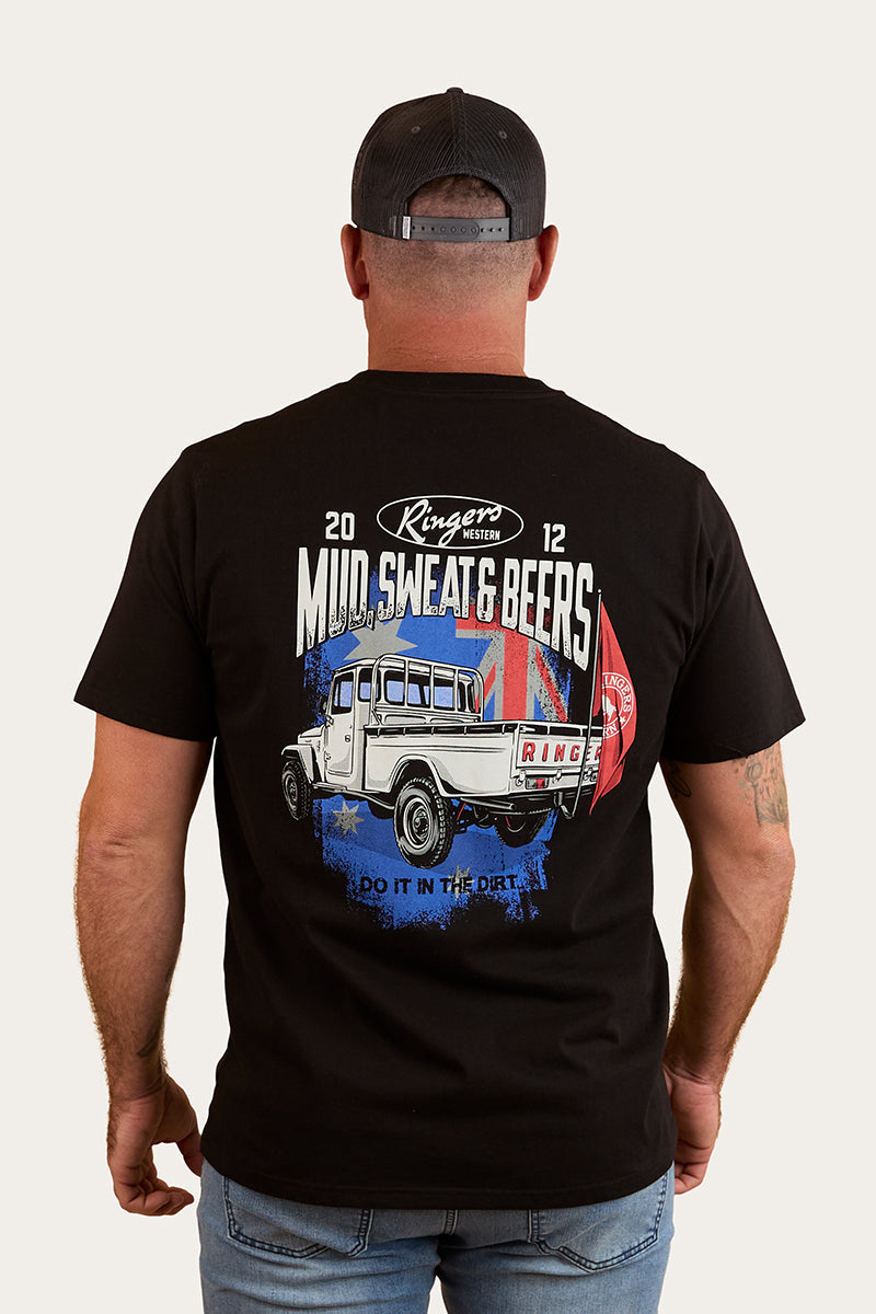 Ringers Western Mud Sweat Beers Mens Loose Fit T Shirt - 4