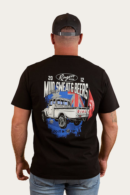 Ringers Western Mud Sweat Beers Mens Loose Fit T Shirt - 4