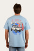 Ringers Western Mud Sweat Beers Mens Loose Fit T Shirt - Dusk