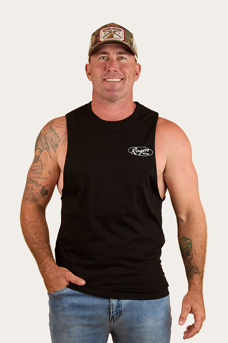 Ringers Western Mud Sweat Beers Mens Muscle Tank - 3