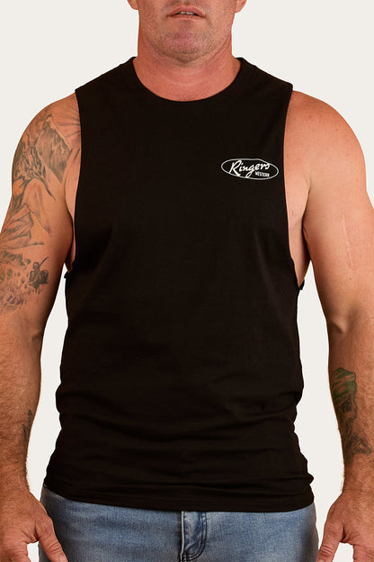 Ringers Western Mud Sweat Beers Mens Muscle Tank - 7