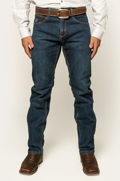 Ringers Western Muster Mens Mid Rise Slim Straight Fit Jeans - 11