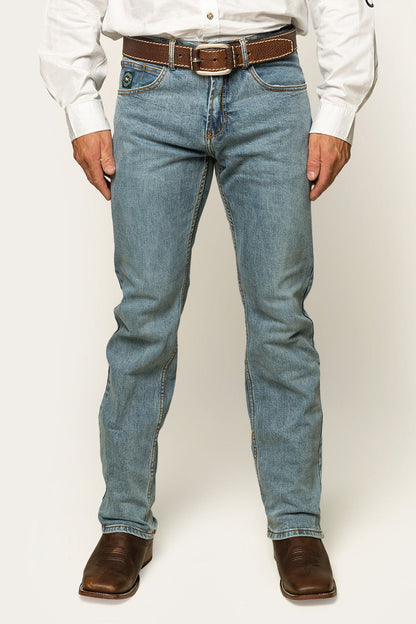 Ringers Western Muster Mens Mid Rise Slim Straight Fit Jeans - 29