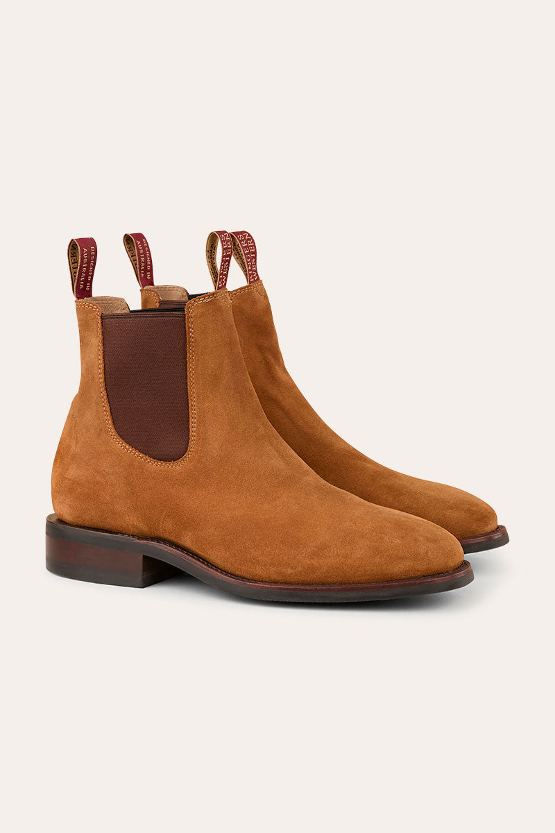 Ringers Western NEW Kununurra Mens Boots - Camel Side