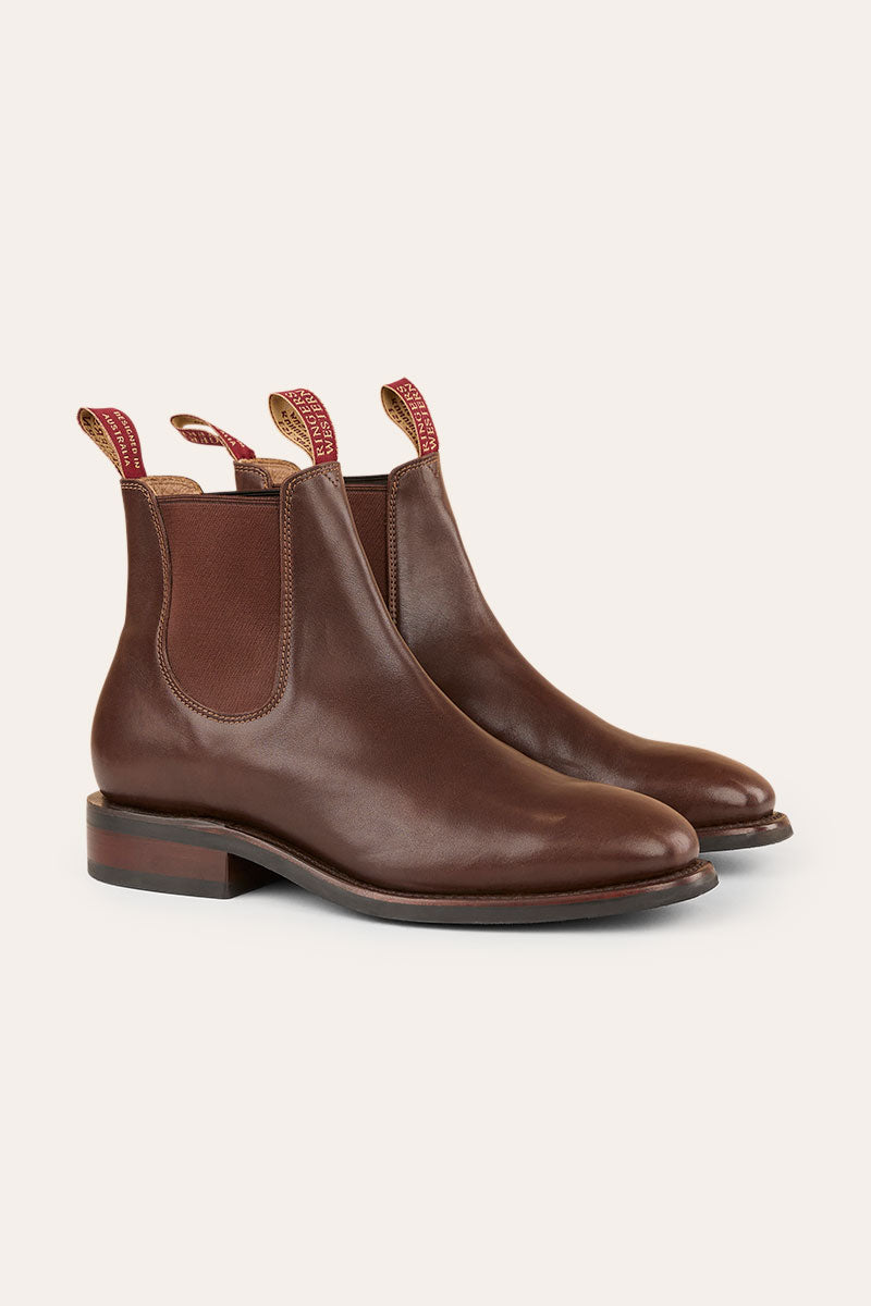 Ringers Western NEW Kununurra Mens Boots - Chocolate Side