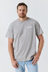 Ringers Western New Squadron Mens Loose Fit T-Shirt in Grey / White - front