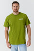 Ringers Western New Squadron Mens Loose Fit T-Shirt in Lime / Bright White - front