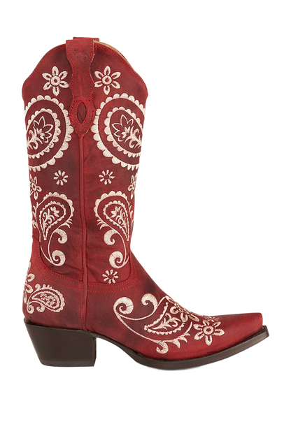 Ringers Western Olivia Womens Cuban Heel Western Boot - 6