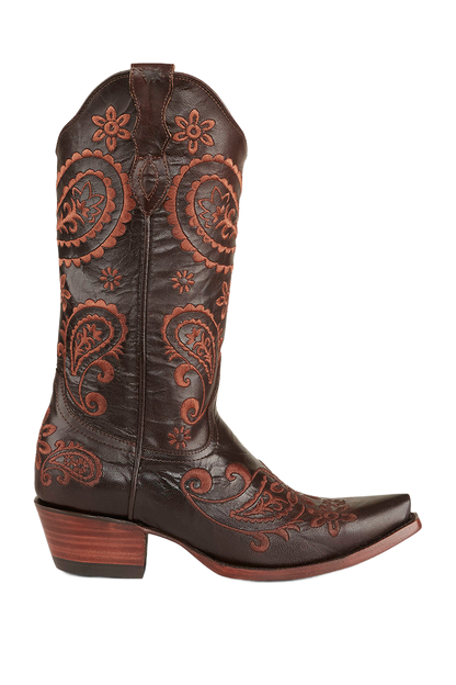 Ringers Western Olivia Womens Cuban Heel Western Boot - 7