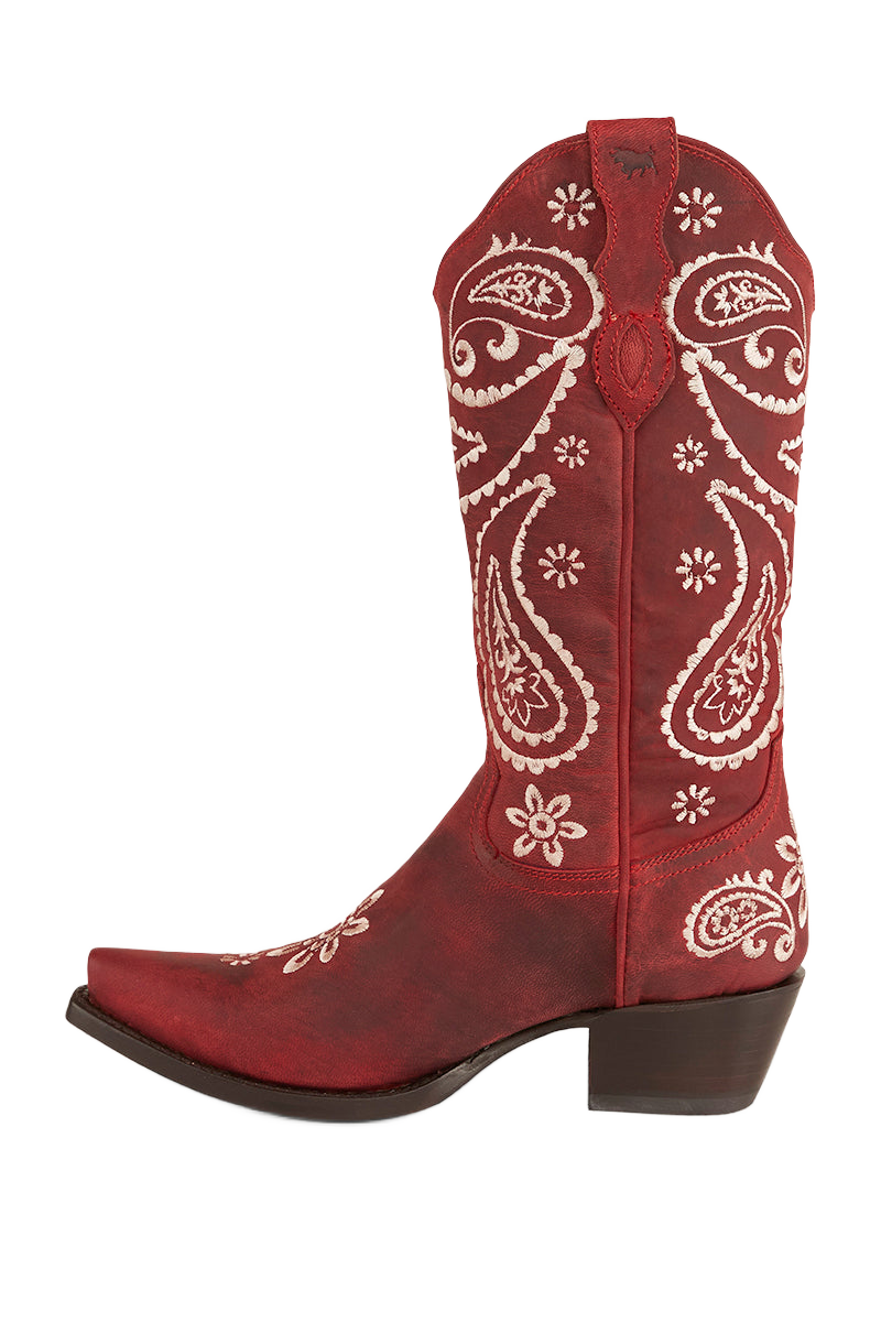 Ringers Western Olivia Womens Cuban Heel Western Boot - 8