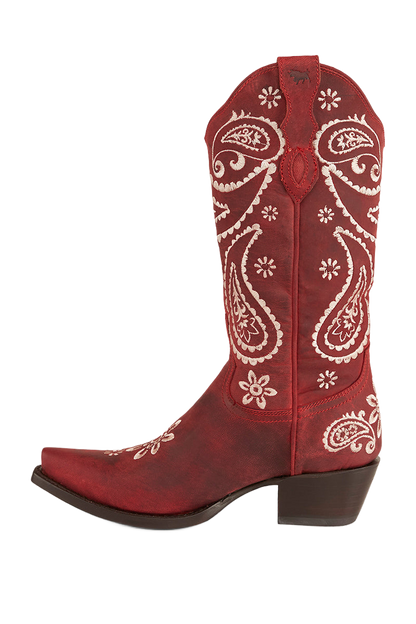 Ringers Western Olivia Womens Cuban Heel Western Boot - 8