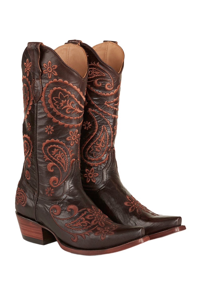 Ringers Western Olivia Womens Cuban Heel Western Boot