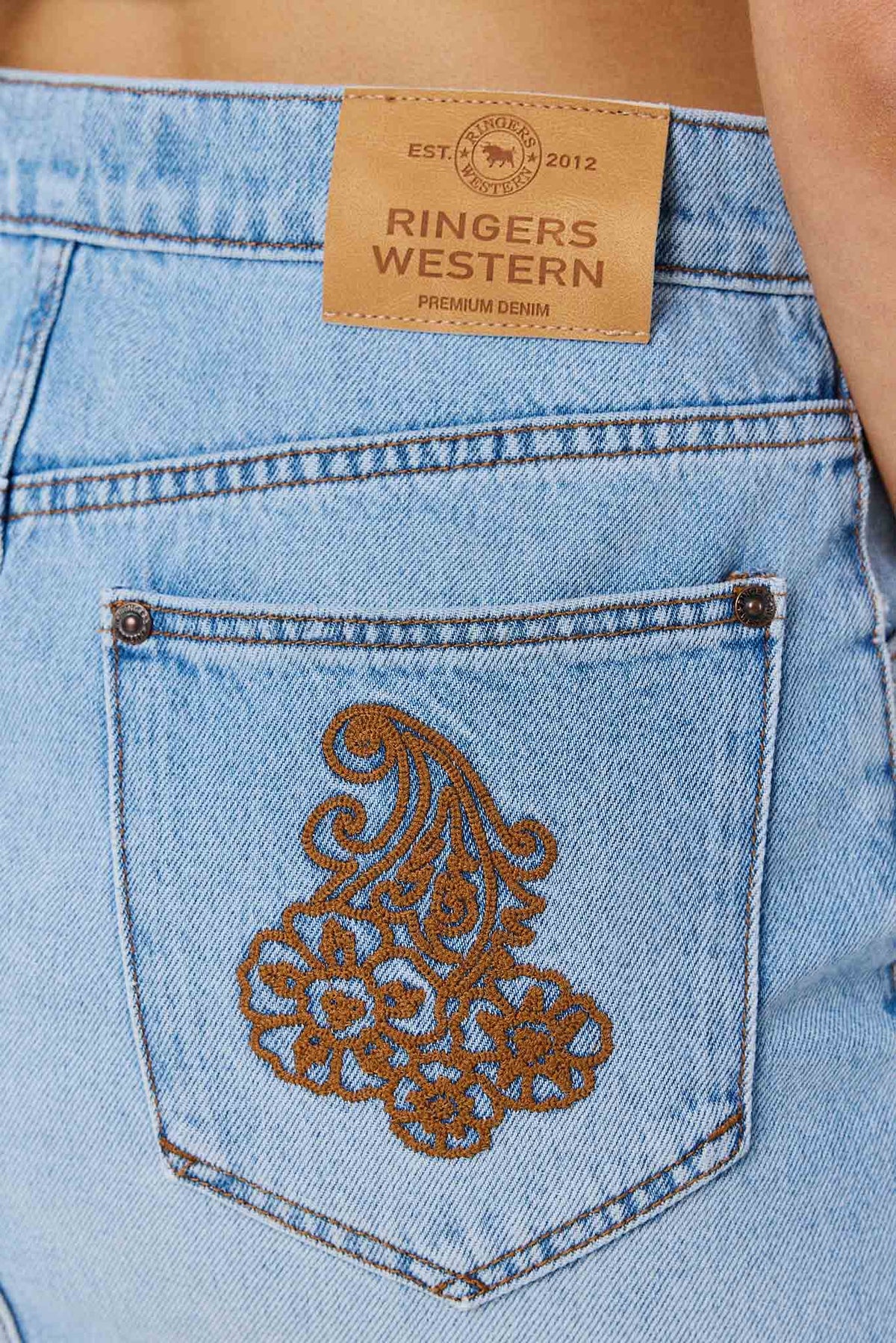 Ringers Western Once a Cowgirl Womens Mini Skirt - 3