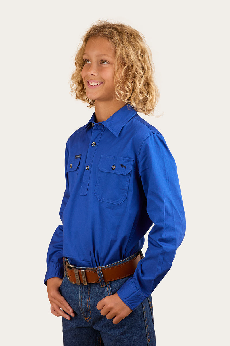 Ringers Western Ord River Kids Half Button Work Shirt - 3