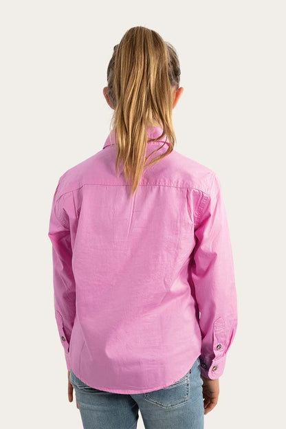 Ringers Western Ord River Kids Half Button Work Shirt - 7