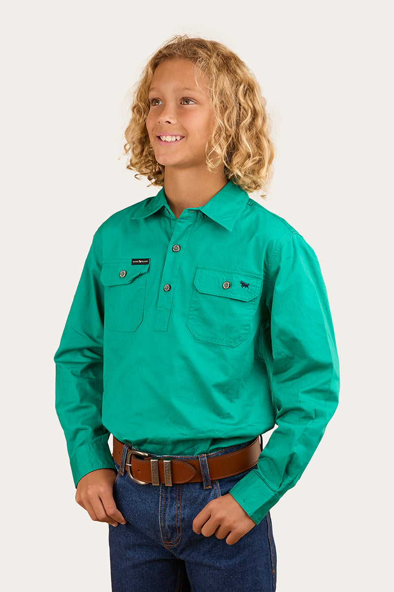 Ringers Western Ord River Kids Half Button Work Shirt - 9