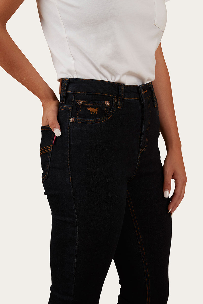 Ringers Western Penny Womens High-Rise Bootleg Jeans - Dark Blue - 6