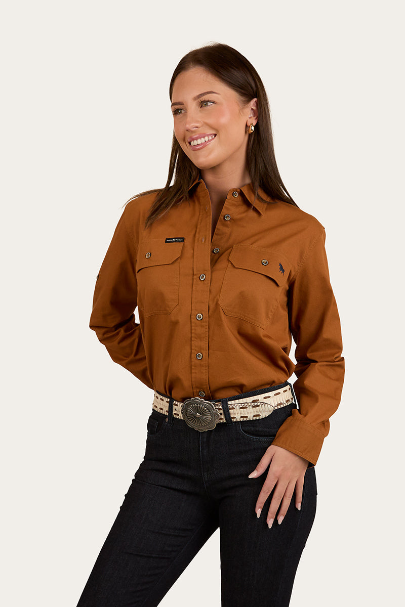 Ringers Western Pentecost River Womens Full Button Work Shirt - 10