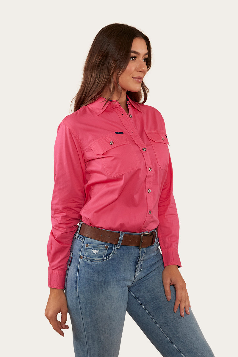 Ringers Western Pentecost River Womens Full Button Work Shirt - 15