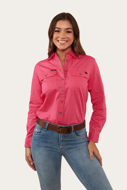 Ringers Western Pentecost River Womens Full Button Work Shirt - 16