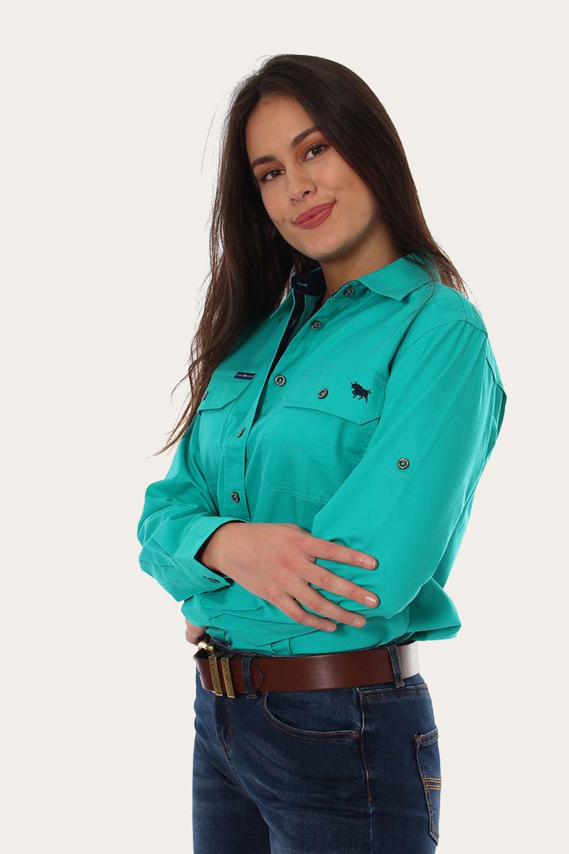 Ringers Western Pentecost River Womens Full Button Work Shirt - 18