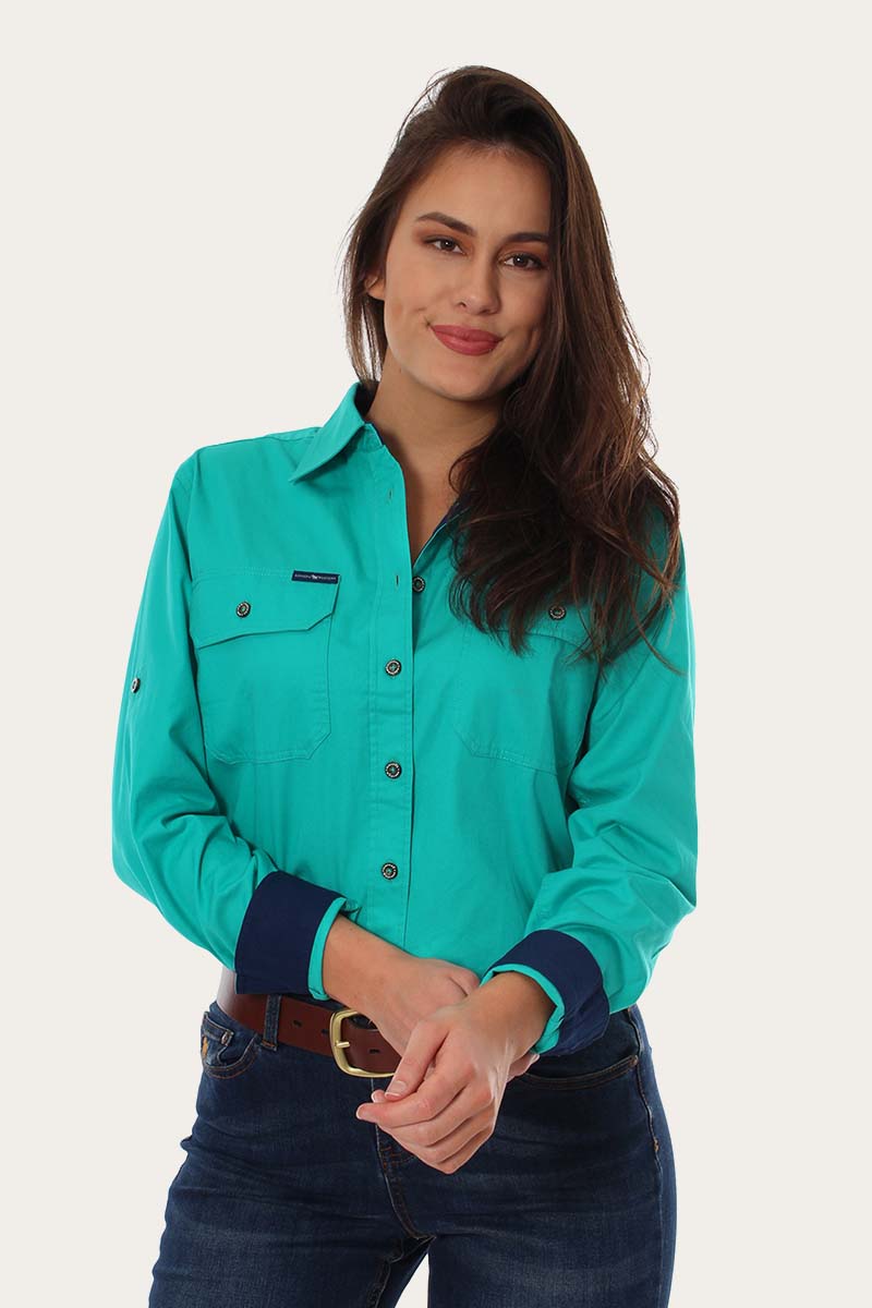 Ringers Western Pentecost River Womens Full Button Work Shirt - 19