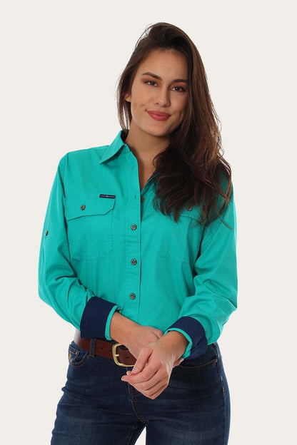 Ringers Western Pentecost River Womens Full Button Work Shirt - 19