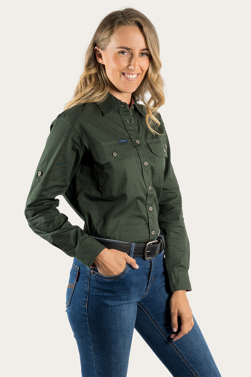 Ringers Western Pentecost River Womens Full Button Work Shirt - 20