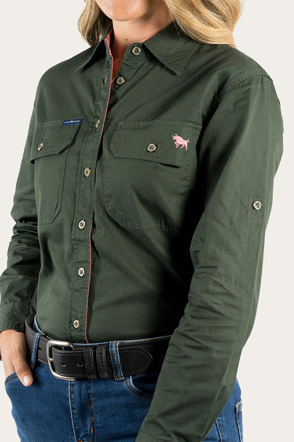 Ringers Western Pentecost River Womens Full Button Work Shirt - 23
