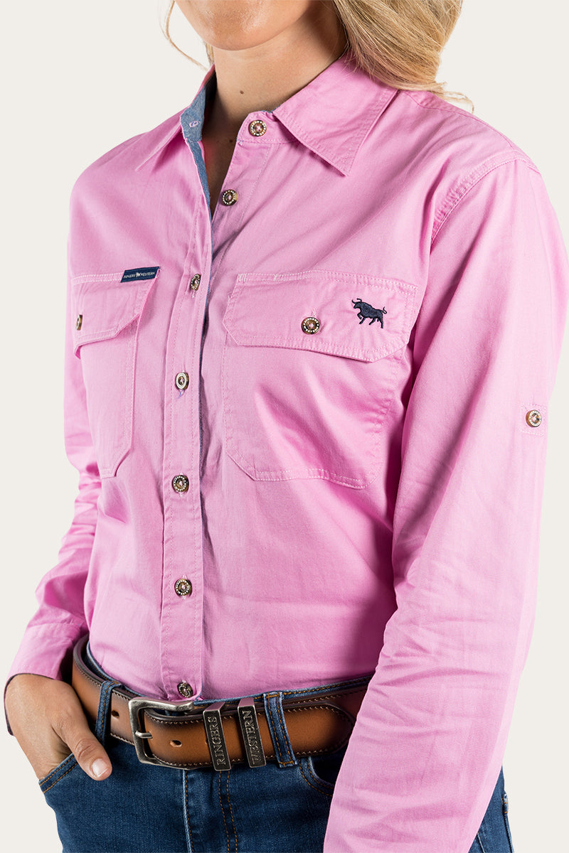 Ringers Western Pentecost River Womens Full Button Work Shirt - 36