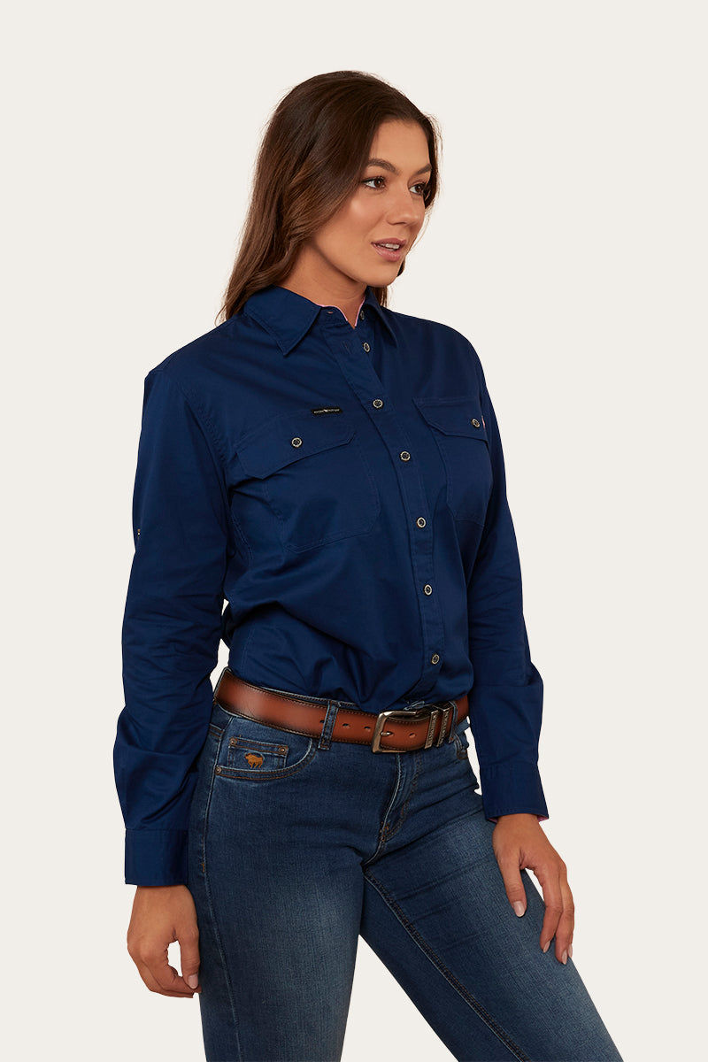 Ringers Western Pentecost River Womens Full Button Work Shirt - 4