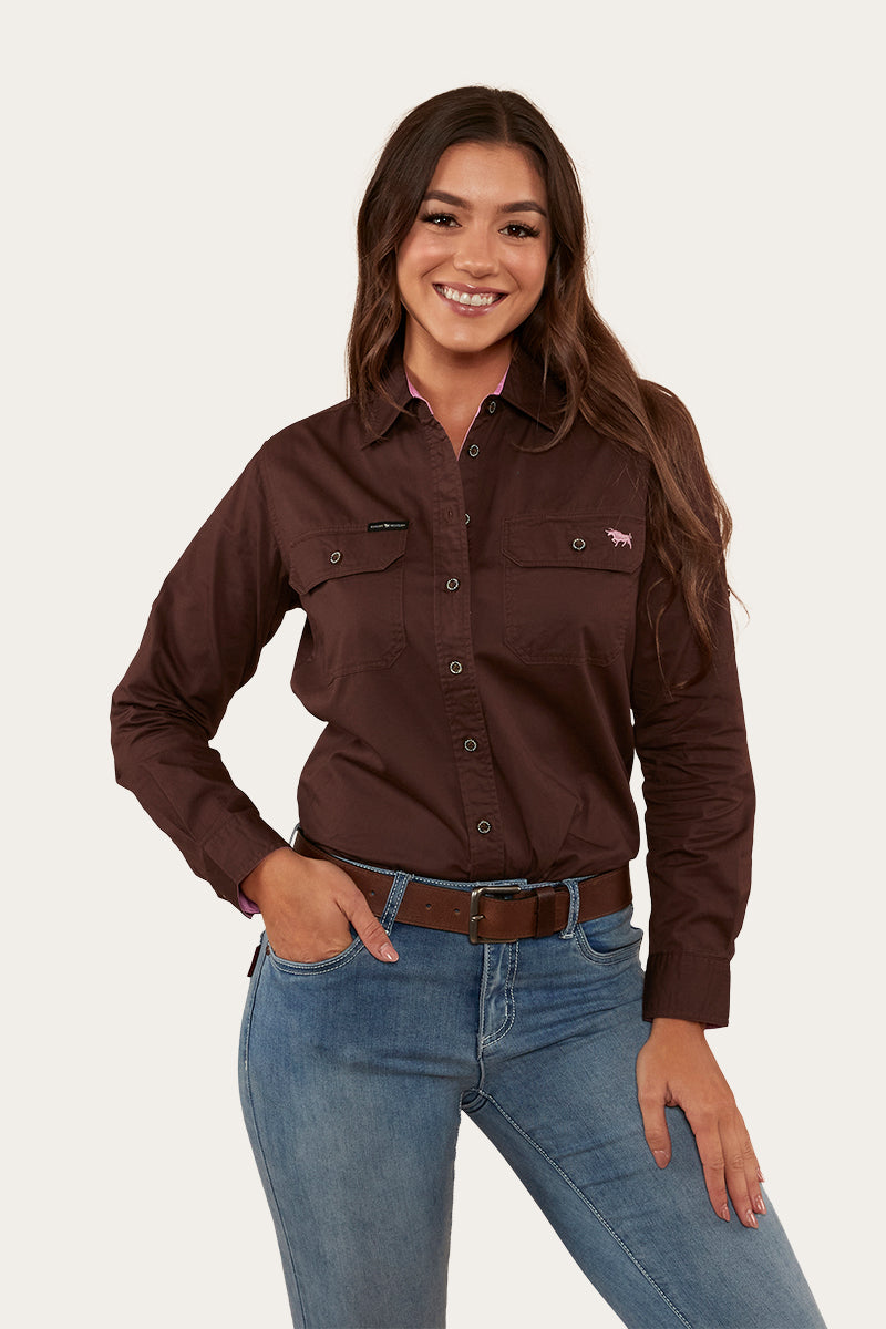 Ringers Western Pentecost River Womens Full Button Work Shirt - 41
