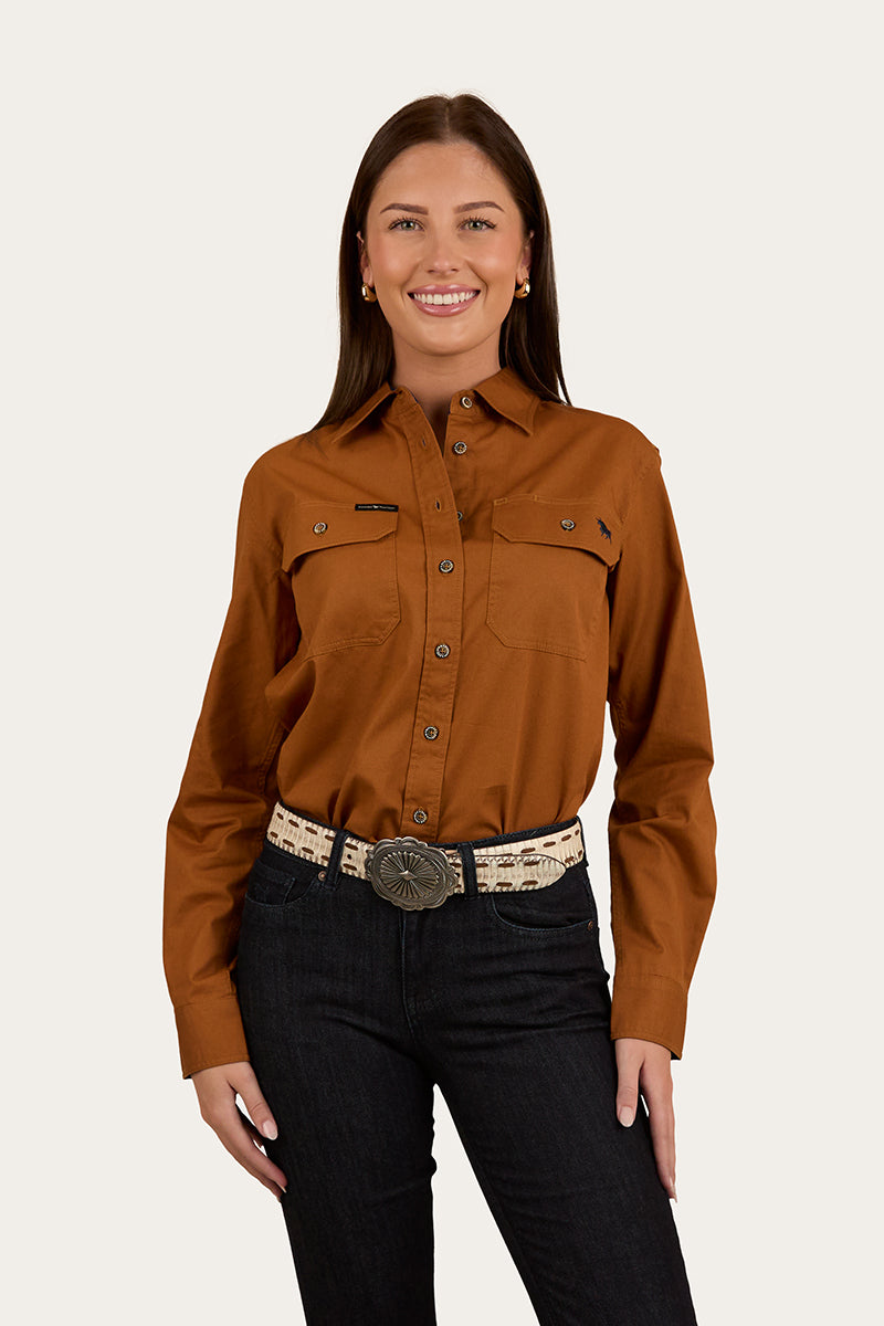 Ringers Western Pentecost River Womens Full Button Work Shirt - 6