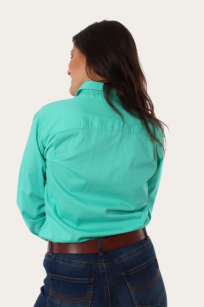 Ringers Western Pentecost River Womens Half Button Work Shirt - 3