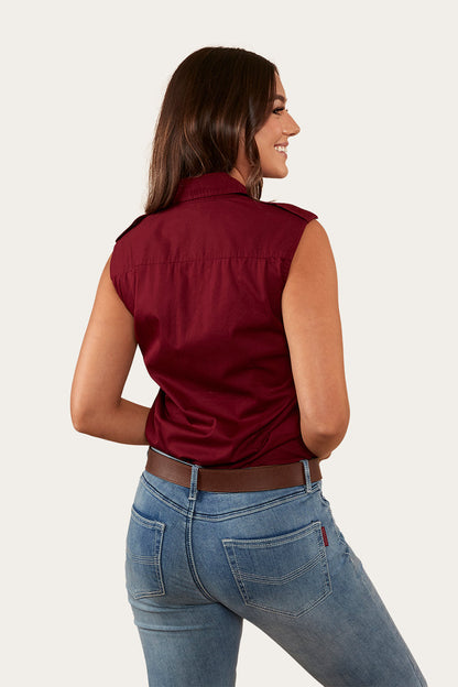 Ringers Western Pentecost River Womens Sleeveless Work Shirt - 7