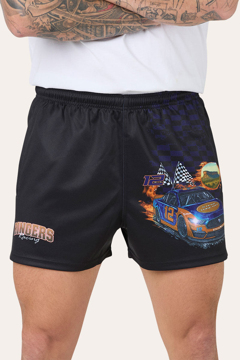 Ringers Western Ringers Racing Unisex Footy Short - Black