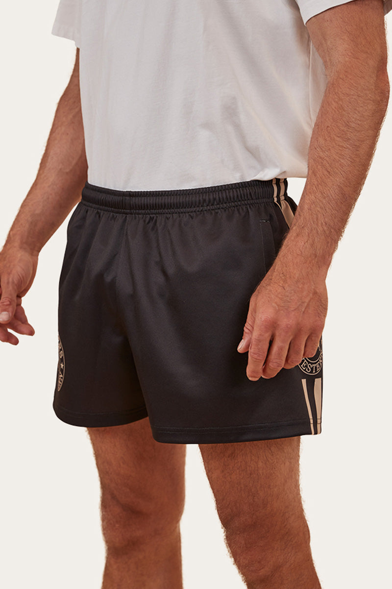 Ringers Western Ringers Unisex Footy Shorts - Black