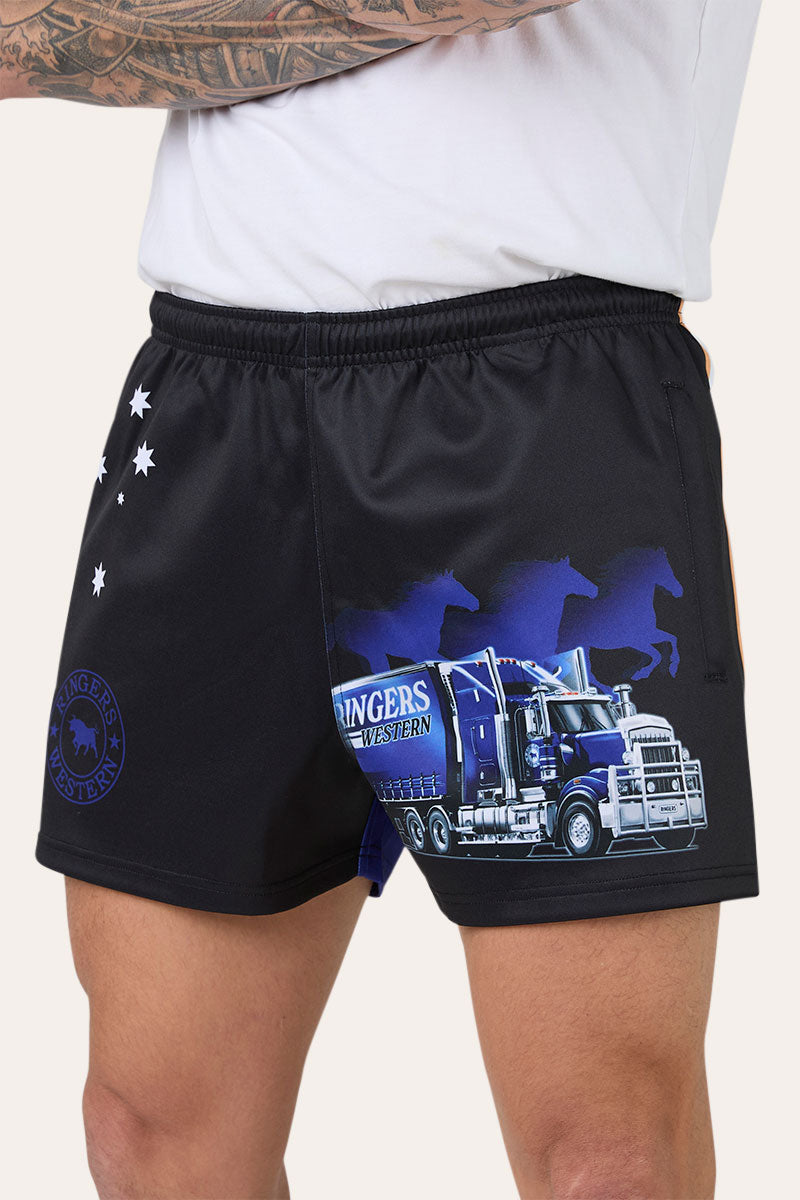 Ringers Western Road Rumble Unisex Footy Short - Front
