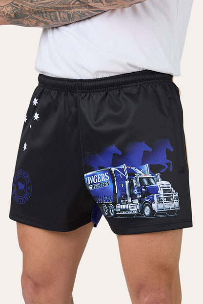 Ringers Western Road Rumble Unisex Footy Short - Front
